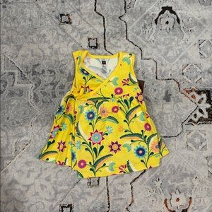 NWT Tea Collection floral wrap dress, 18-24 months